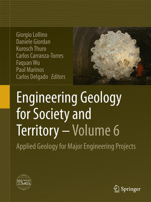 cover image of Engineering Geology for Society and Territory--Volume 6